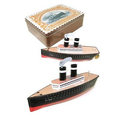 St Paul Ocean Liner Clockwork Tin toy
