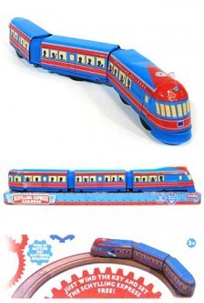Express Railroad clockwork Tin Toy